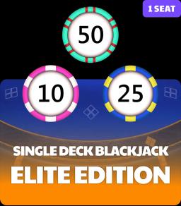 1 Seat Single Deck Blackjack Elite Edition