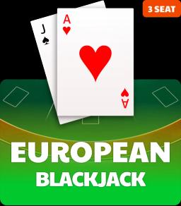 3 Seat European Blackjack