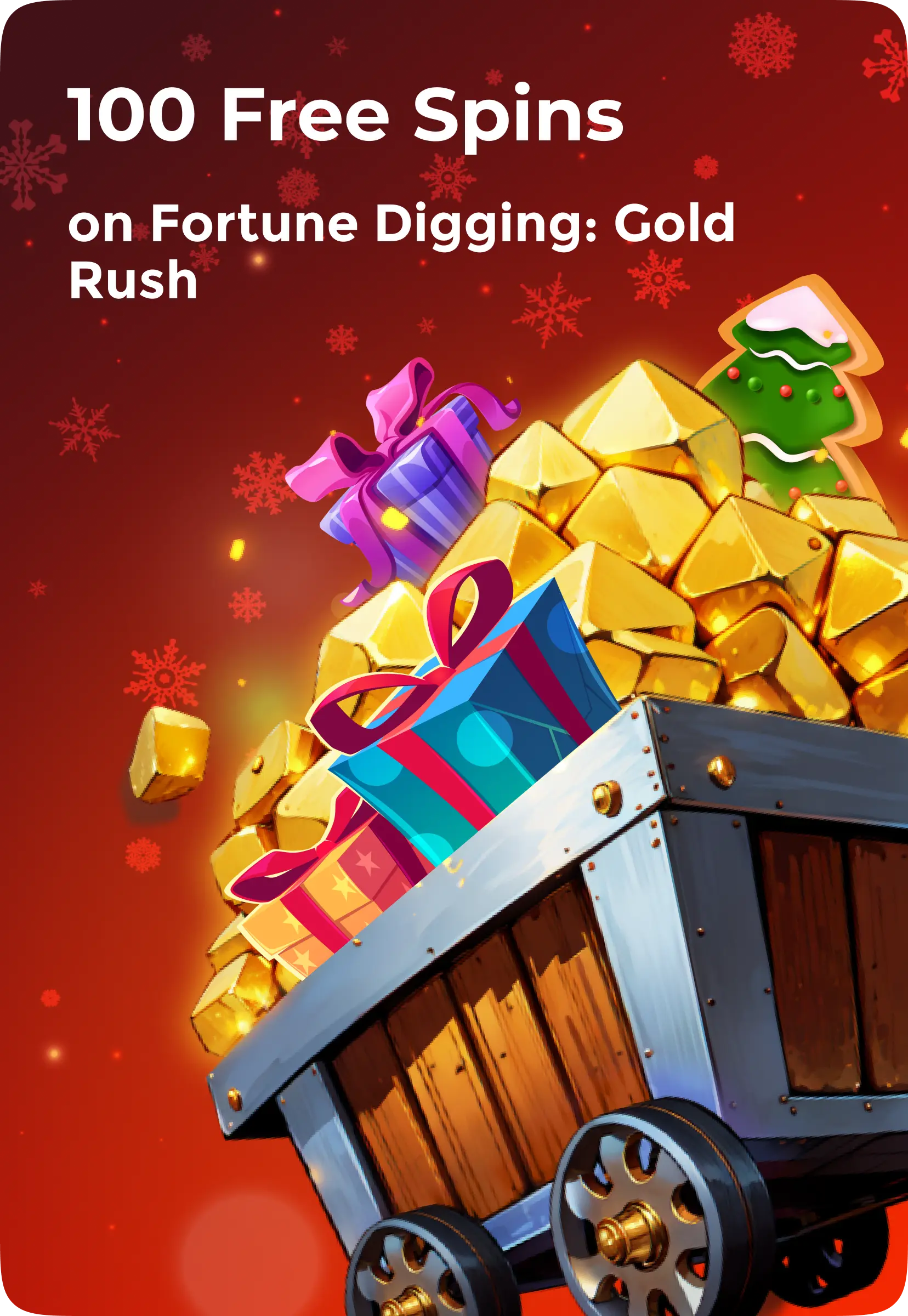 [Winport] 100 Free Spins on Fortune Digging: Gold Rush (all)  